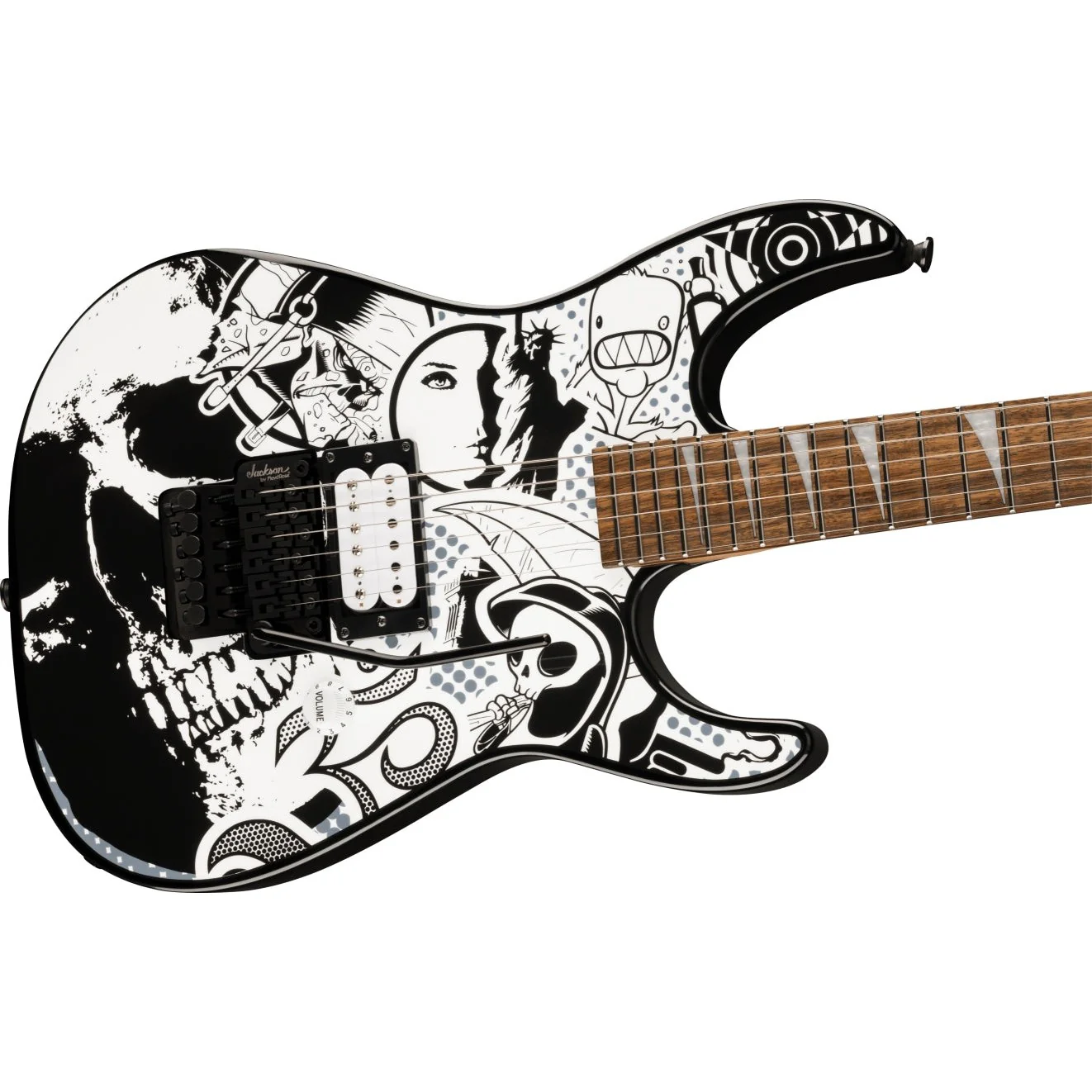 Jackson - X Series Dinky® DK1 H - Laurel Fingerboard - Skull Kaos - 291-0032-500 - Image 3