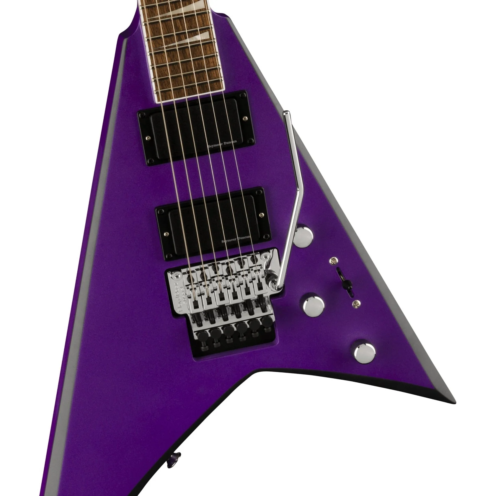 Jackson - X Series Rhoads RRX24 -  Laurel Fingerboard -  Purple Metallic with Black Bevels  - 291-3636-552 - Image 4