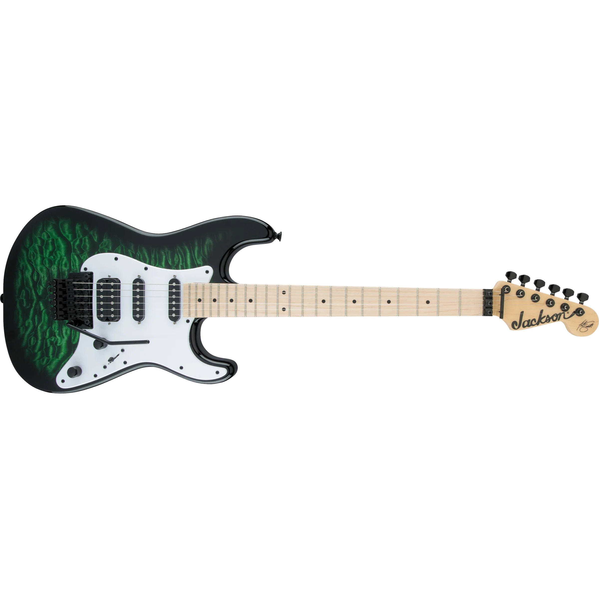 Jackson - X Series Signature Adrian Smith SDXQM - Maple Fingerboard - Transparent Green - 291-3052-587