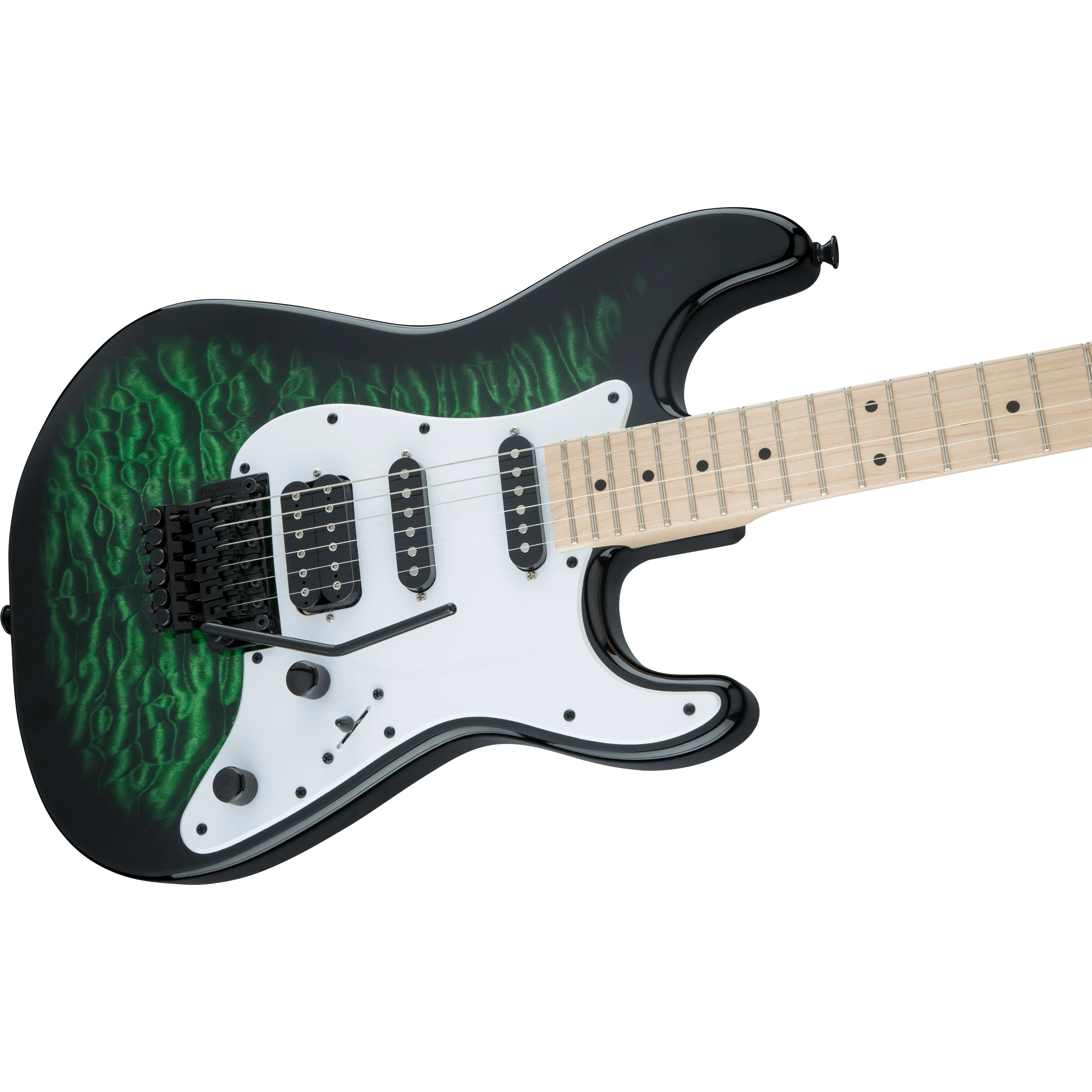Jackson - X Series Signature Adrian Smith SDXQM - Maple Fingerboard - Transparent Green - 291-3052-587 - Image 6
