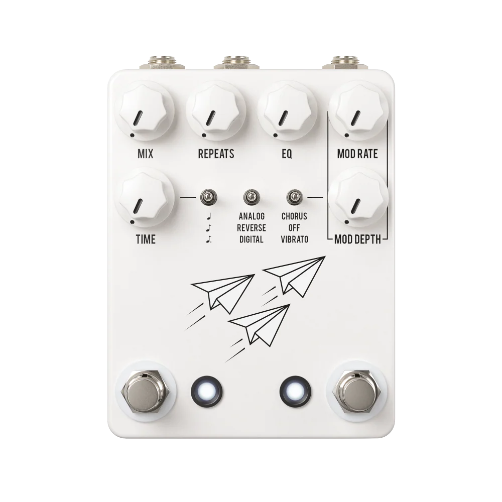 JHS Pedals - Flight Delay - White