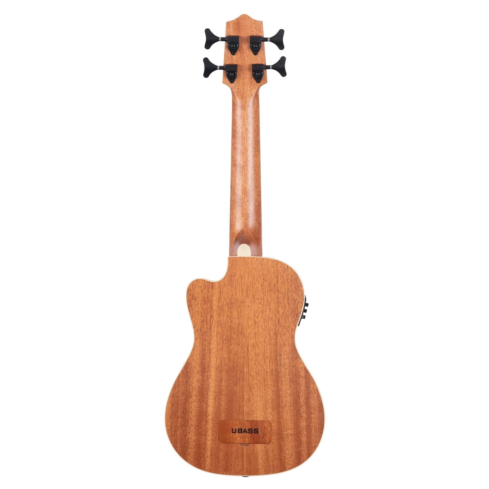 Kala - Journeyman Acoustic-Electric U-Bass with F-Holes Ukelele Bass Guitar  - UBASS-JYMN-FS - Image 2