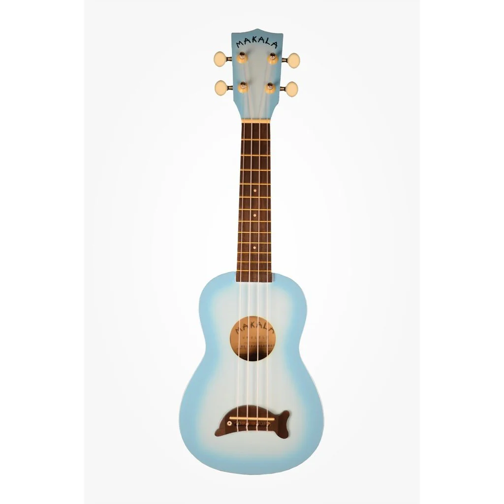 Kala - Light Blue Burst Soprano Dolphin Ukulele