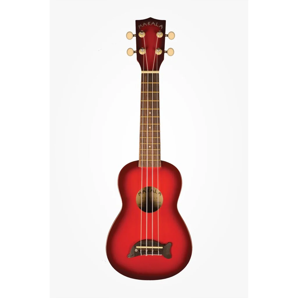 Kala - Red Burst Soprano Dolphin Ukulele