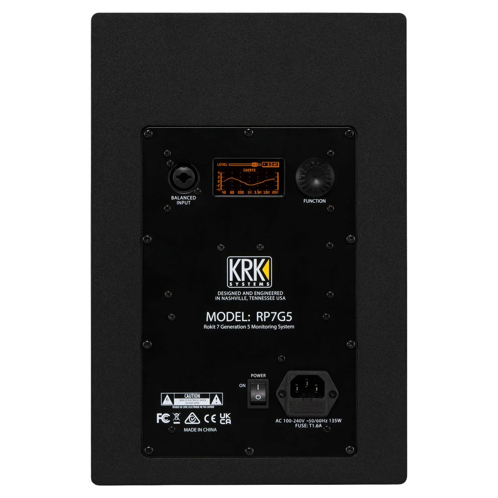 KRK - Rokit® 7 Generation Five - Active 7” Two-Way Studio Reference Monitor - RP7-G5 [Each] - Image 4