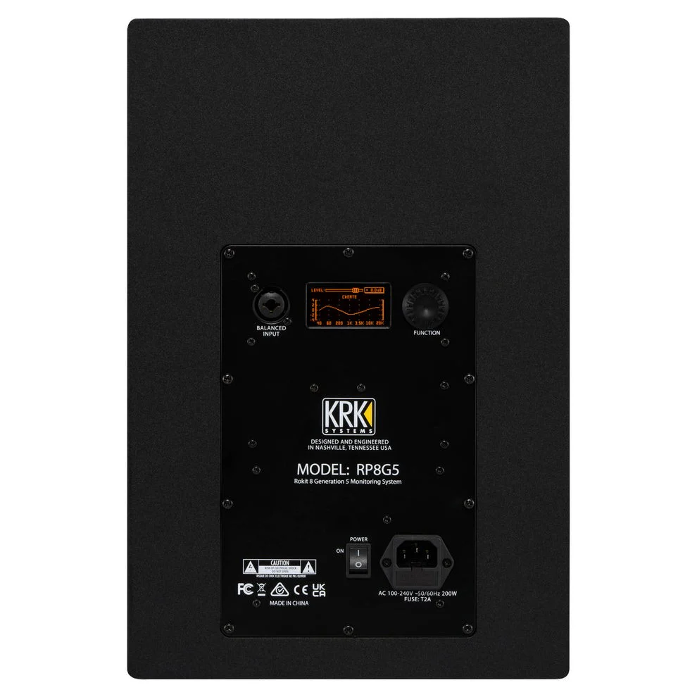 KRK - Rokit® 8 Generation Five - Active 8” Two-Way Studio Reference Monitor - RP8-G5 [Each] - Image 4