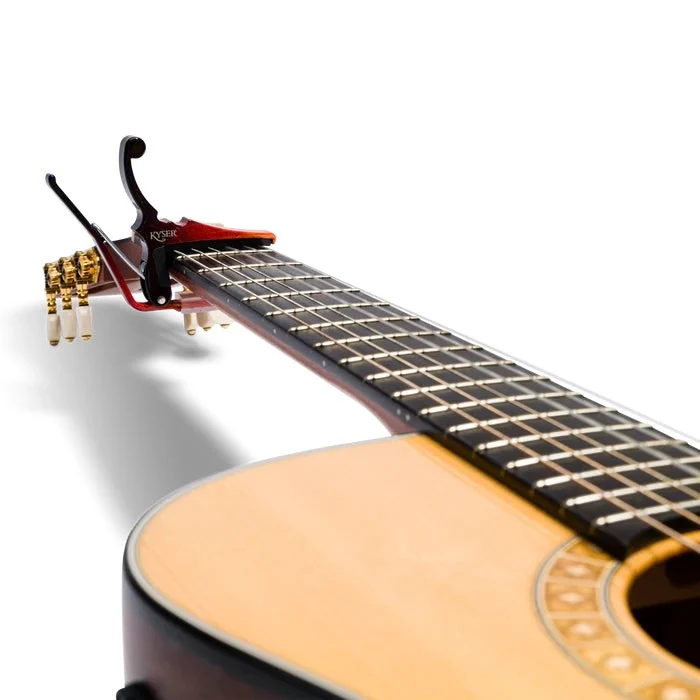 Kyser - Quick-Change Acoustic Guitar Capo - Sunburst - KG6SNBA - Image 3