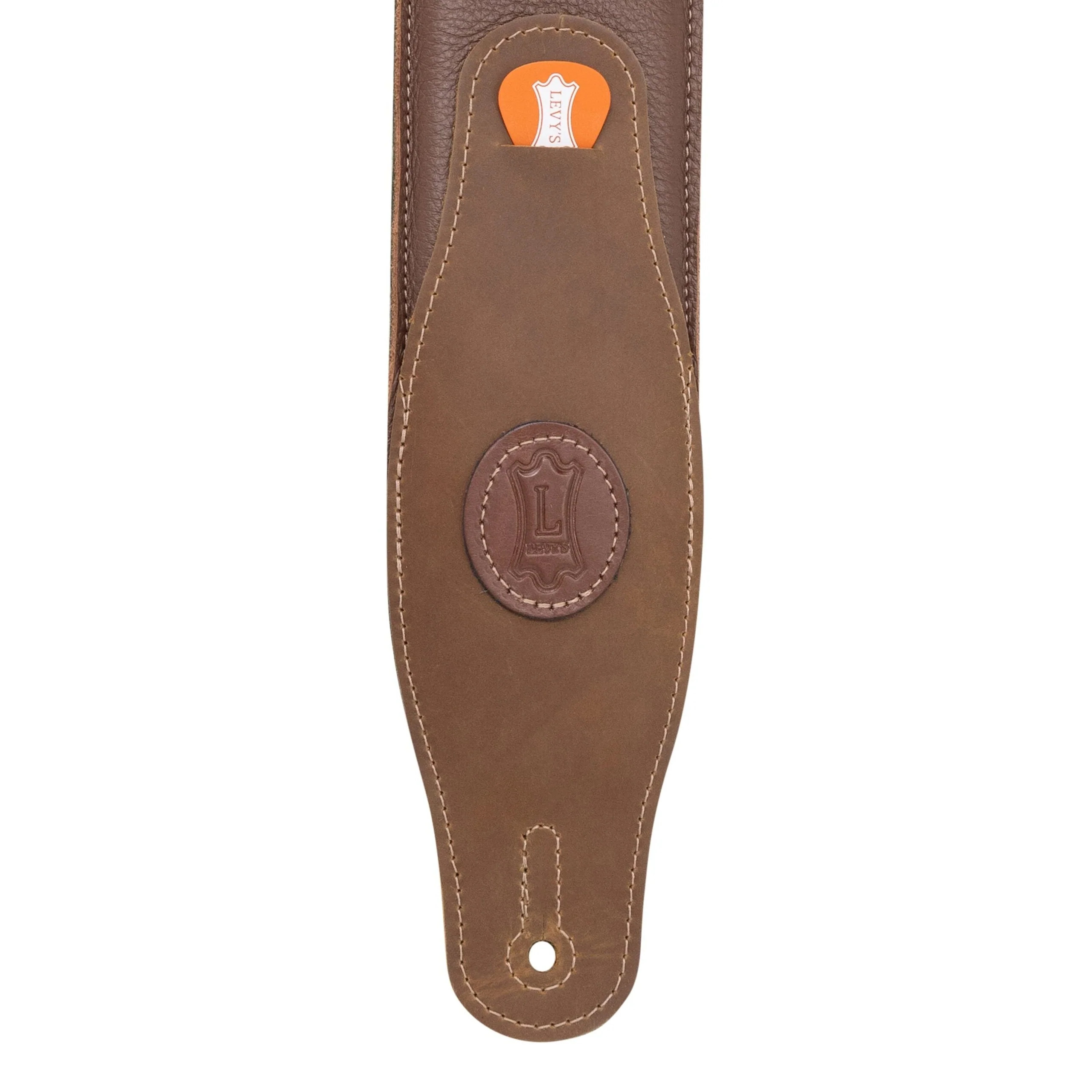 Levy's - Guitar Strap – MGS83CS-BRN-GRN - Image 4