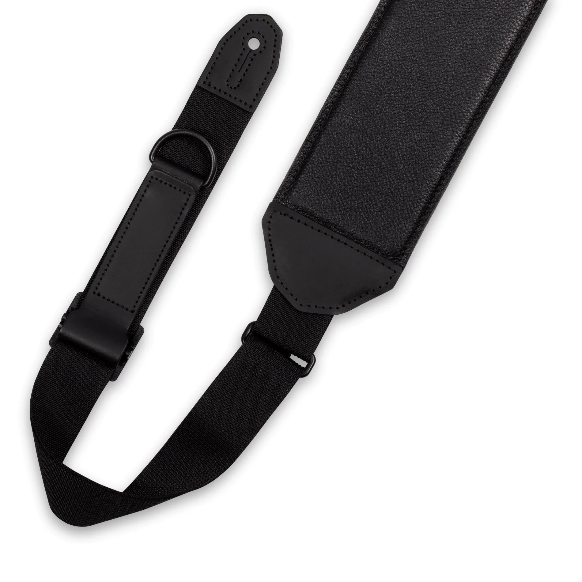 Levy's - Right Height M4GF Garment Leather Bass Strap – MRH4GF-BLK - Image 2