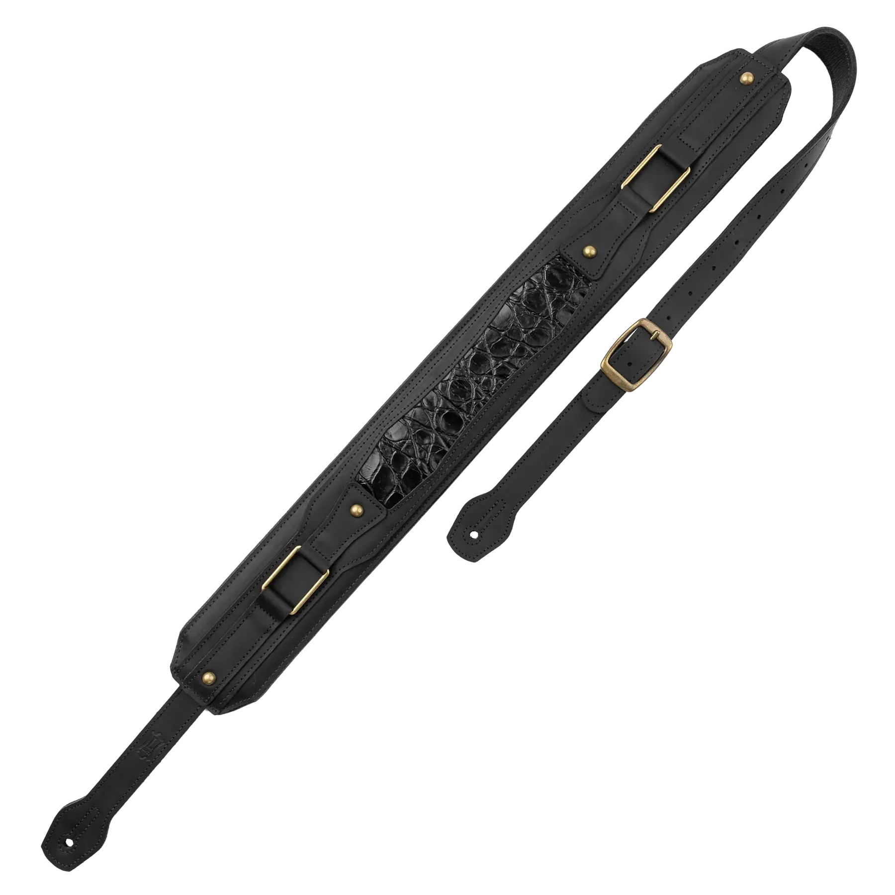 Levy's - Apex Leather Guitar Strap - MCH11APX-BLK