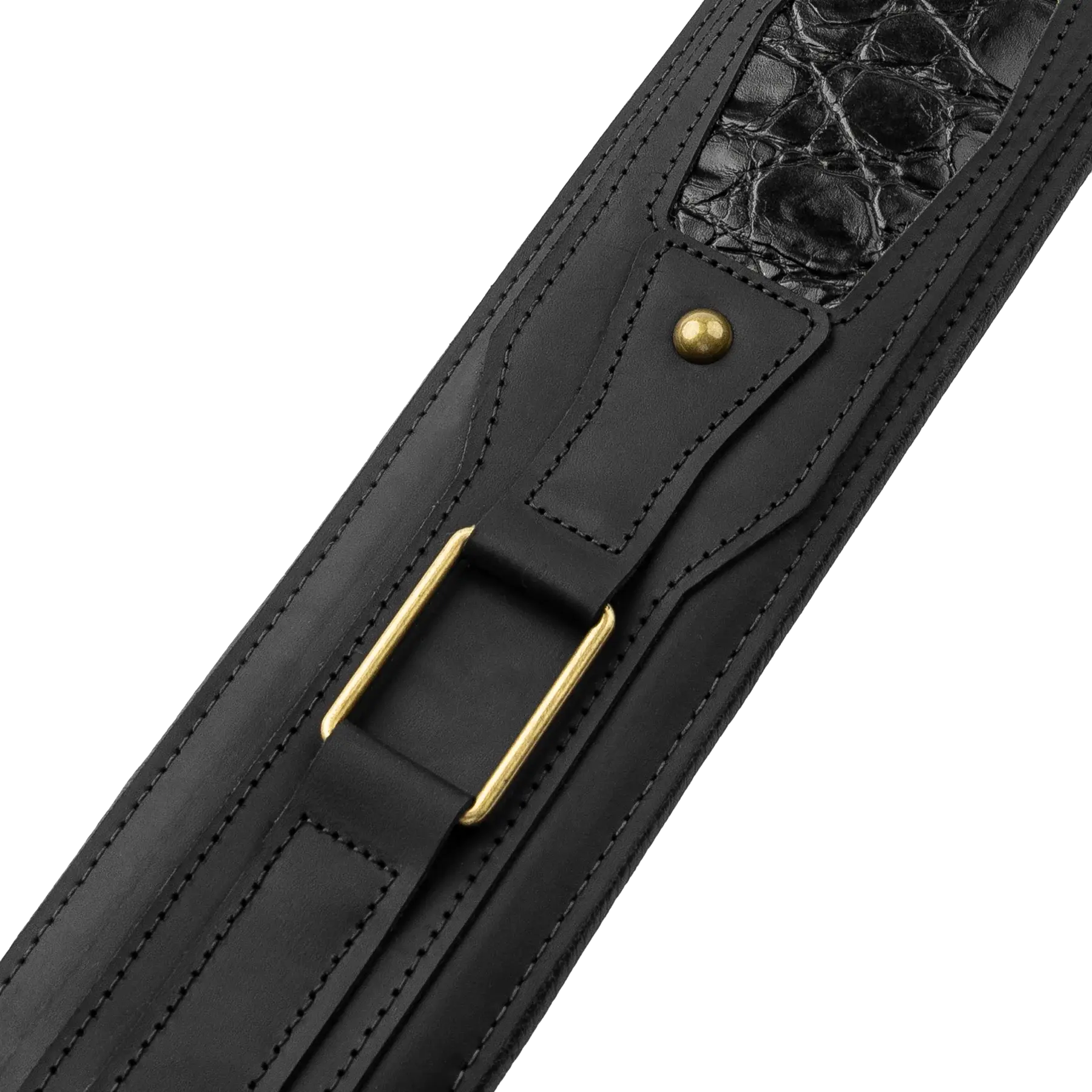 Levy's - Apex Leather Guitar Strap - MCH11APX-BLK - Image 2