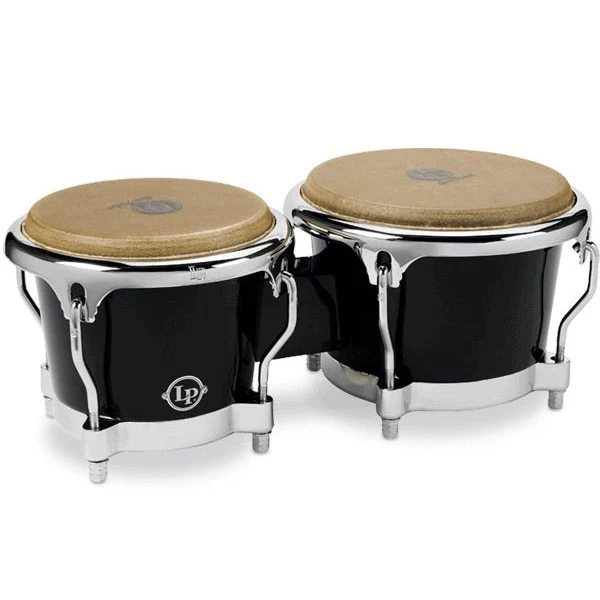 LP (Latin Percussion) - Fiberglass Bongos Comfort Curve Ii Rims - LP200XF-BK