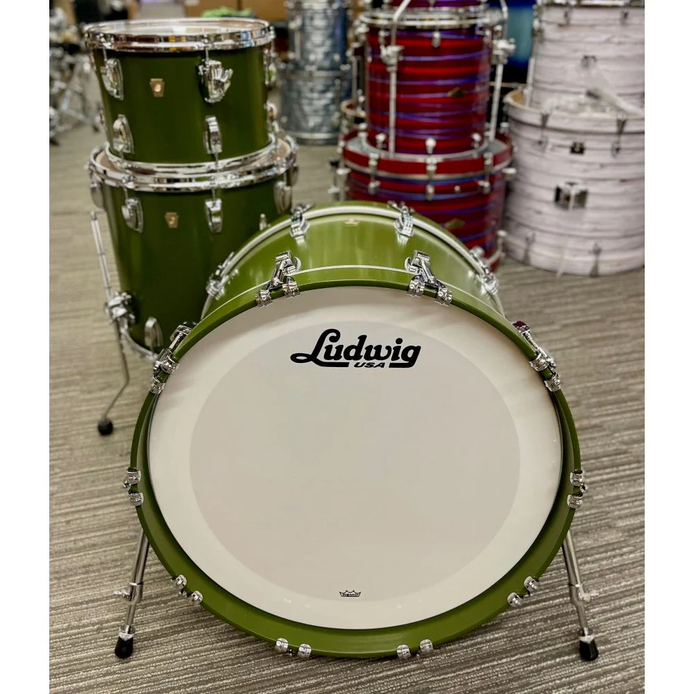 Ludwig - Classic Maple FAB 3-Piece Shell Kit Heritage Green L84233AXHGWC