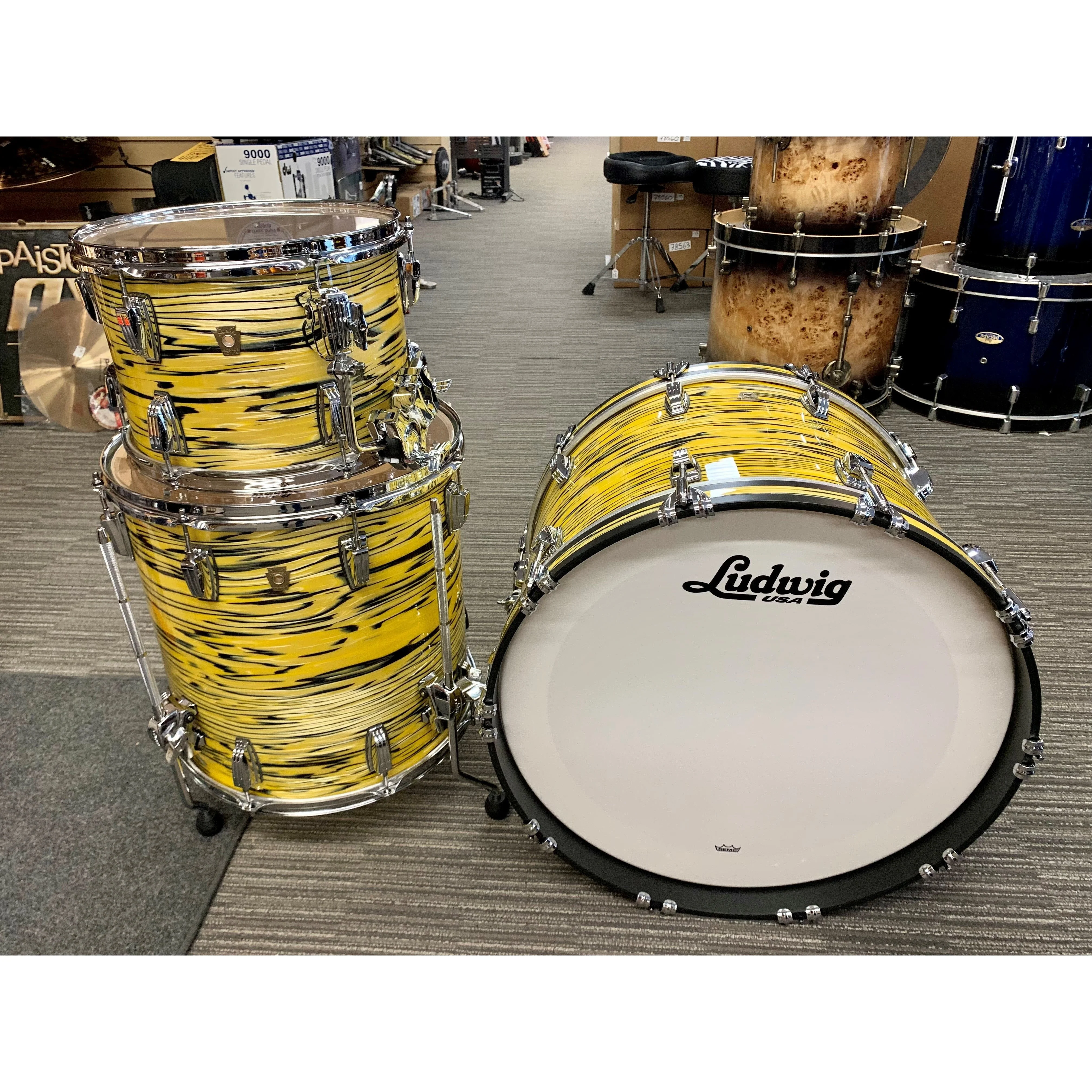 Ludwig - Classic Maple Fab 3-Piece Shell Pack Lemon Oyster L84233AXA2WC