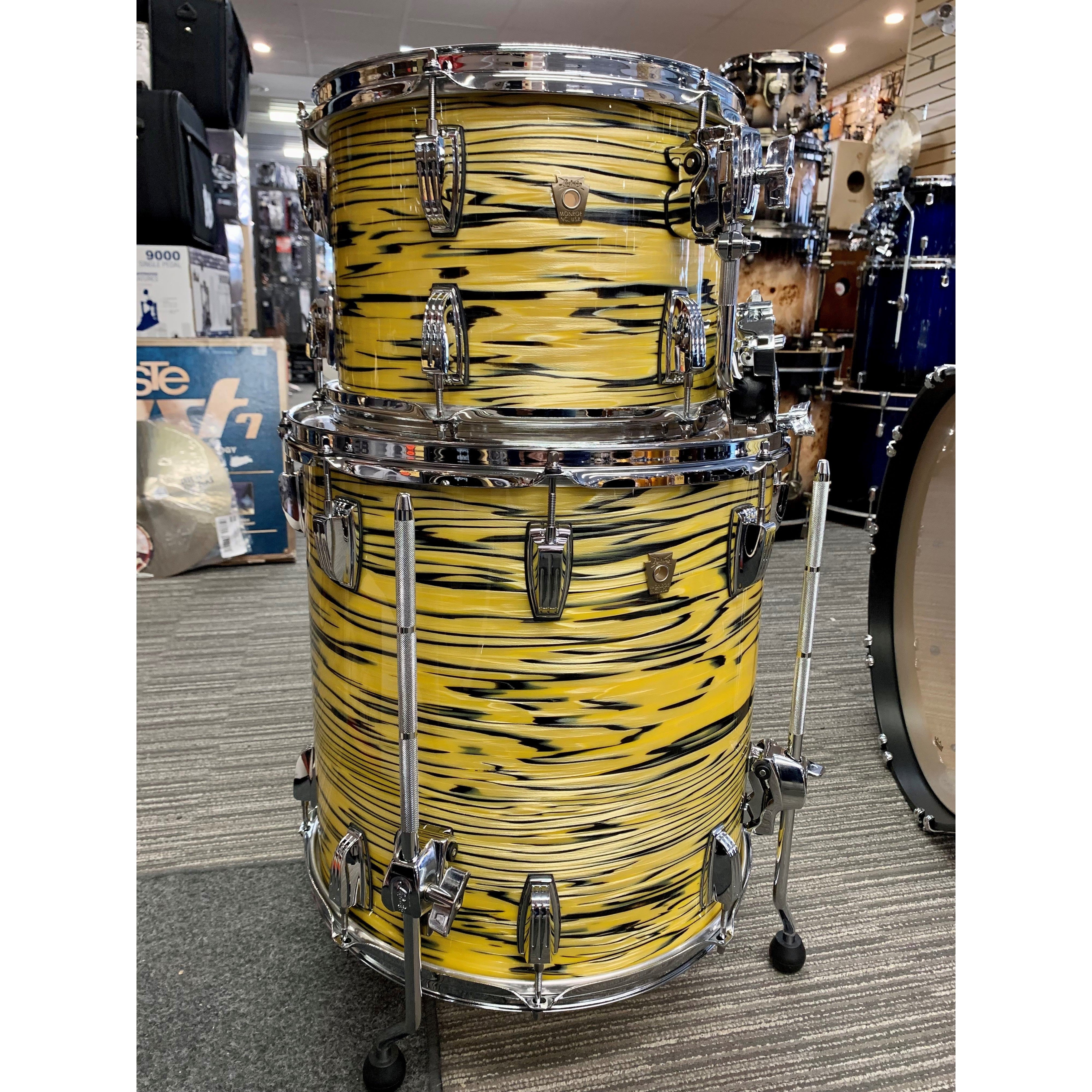 Ludwig - Classic Maple Fab 3-Piece Shell Pack Lemon Oyster L84233AXA2WC - Image 5