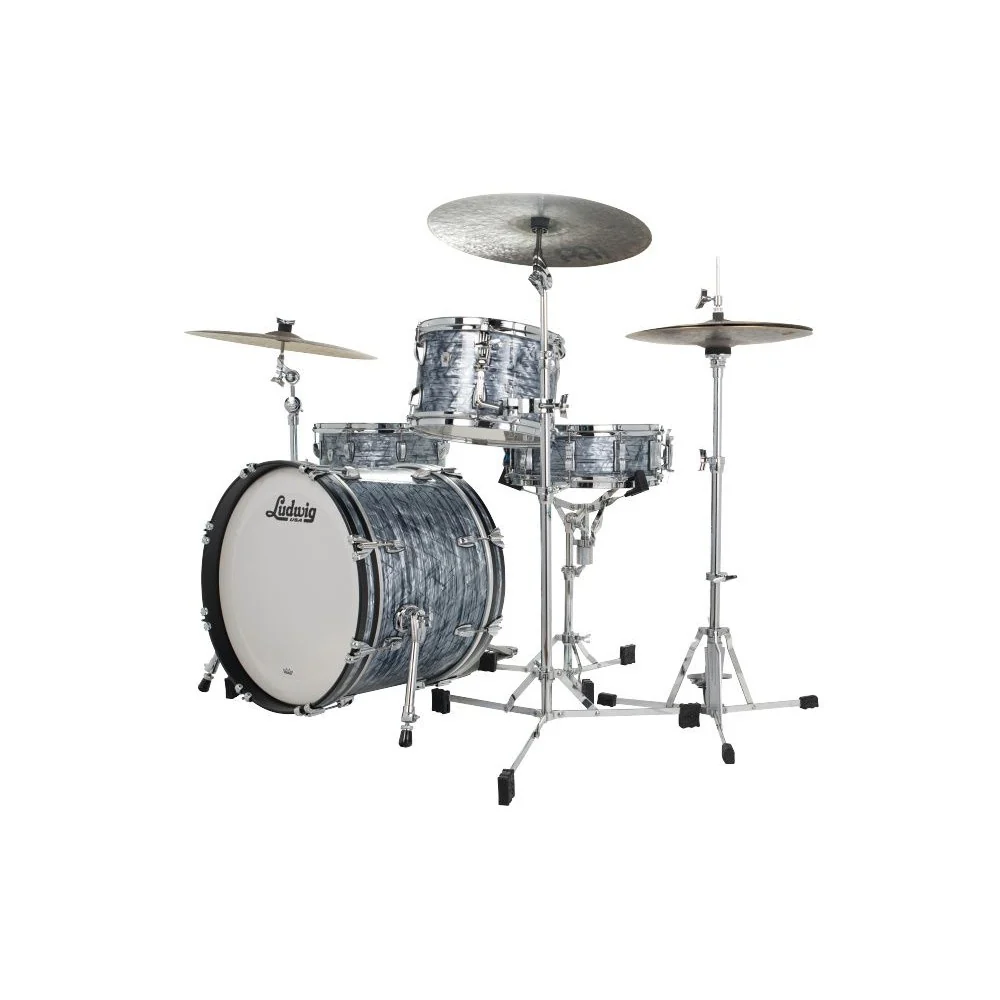 Ludwig - Classic Oak Series FAB 3-Piece Shell Pack Sky Blue L7342AX52WC - Image 3