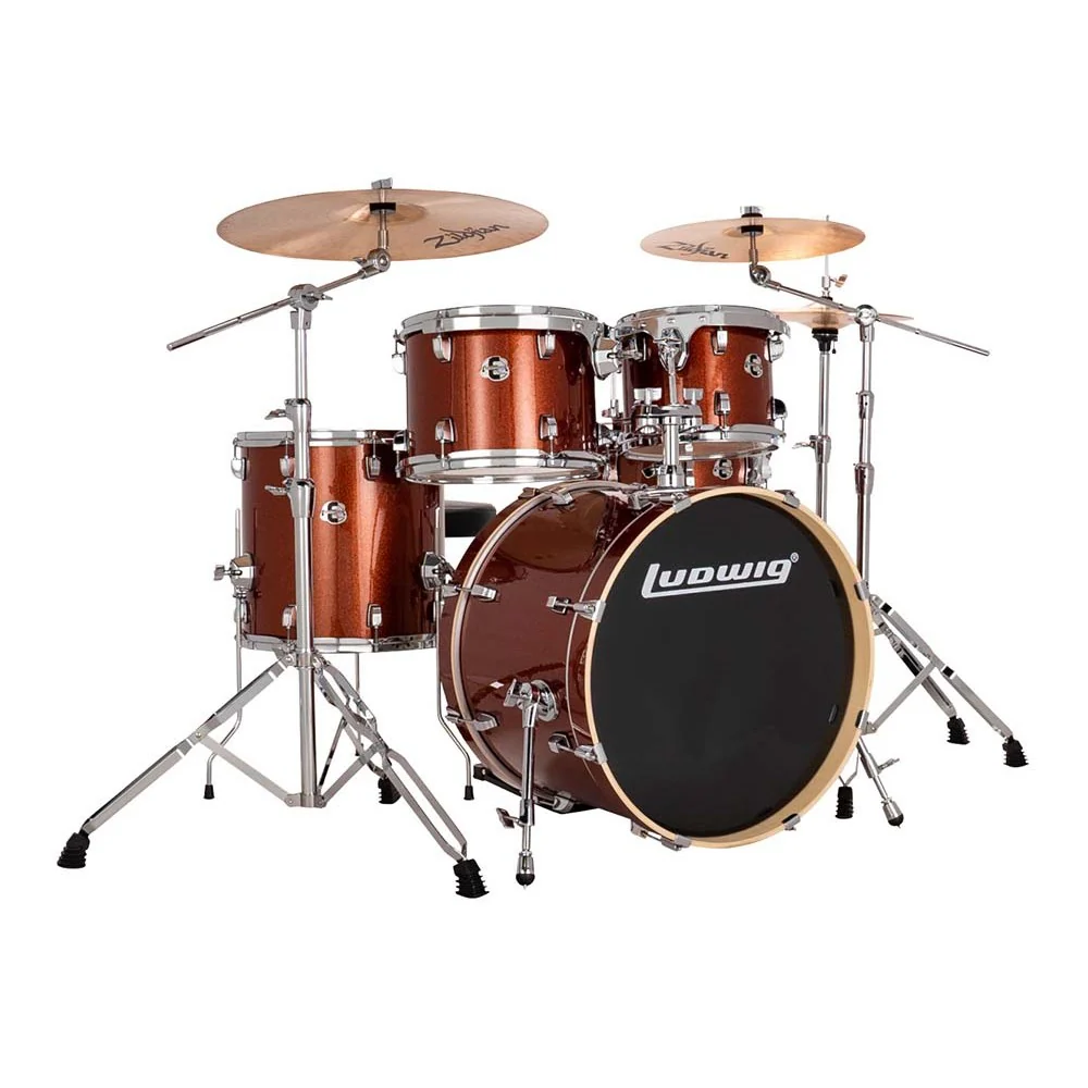 Ludwig - Element Evolution 20" 5-Piece Shell Pack - Copper Sparkle - LE520024  - LE520024