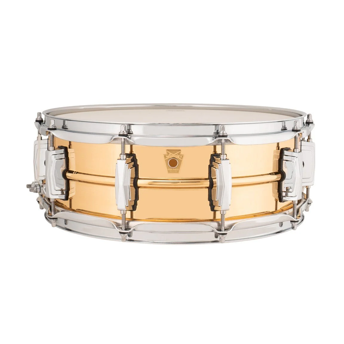 Ludwig - Polished Bronze Phonic Snare 5x14 with Imperial Lugs LB550
