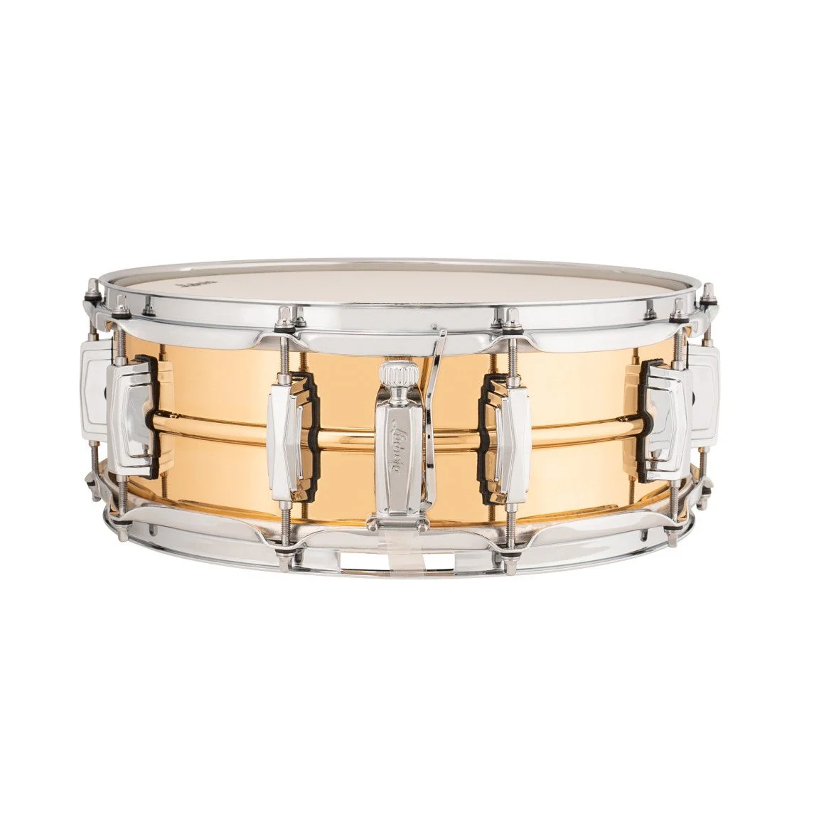 Ludwig - Polished Bronze Phonic Snare 5x14 with Imperial Lugs LB550 - Image 3