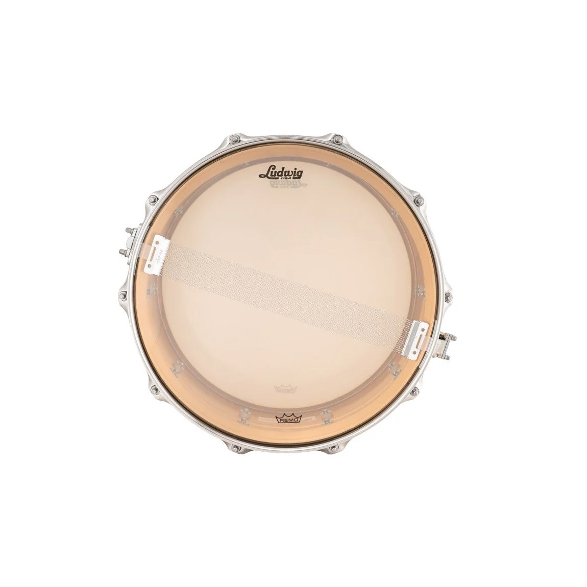 Ludwig - Polished Bronze Phonic Snare 5x14 with Imperial Lugs LB550 - Image 4