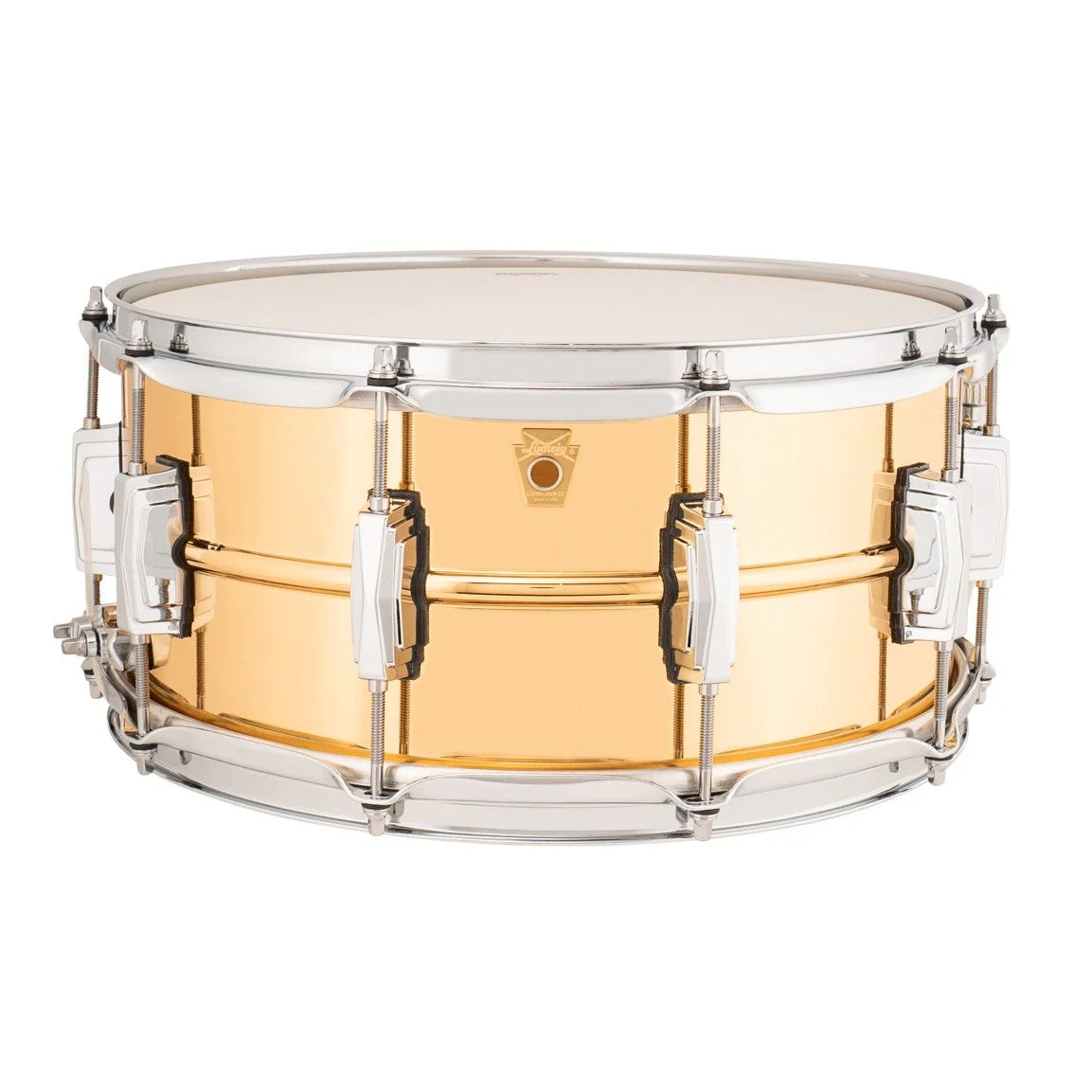 Ludwig - Polished Bronze Phonic Snare 6.5x14 with Imperial Lugs LB552