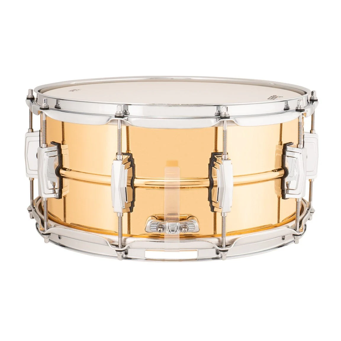 Ludwig - Polished Bronze Phonic Snare 6.5x14 with Imperial Lugs LB552 - Image 2
