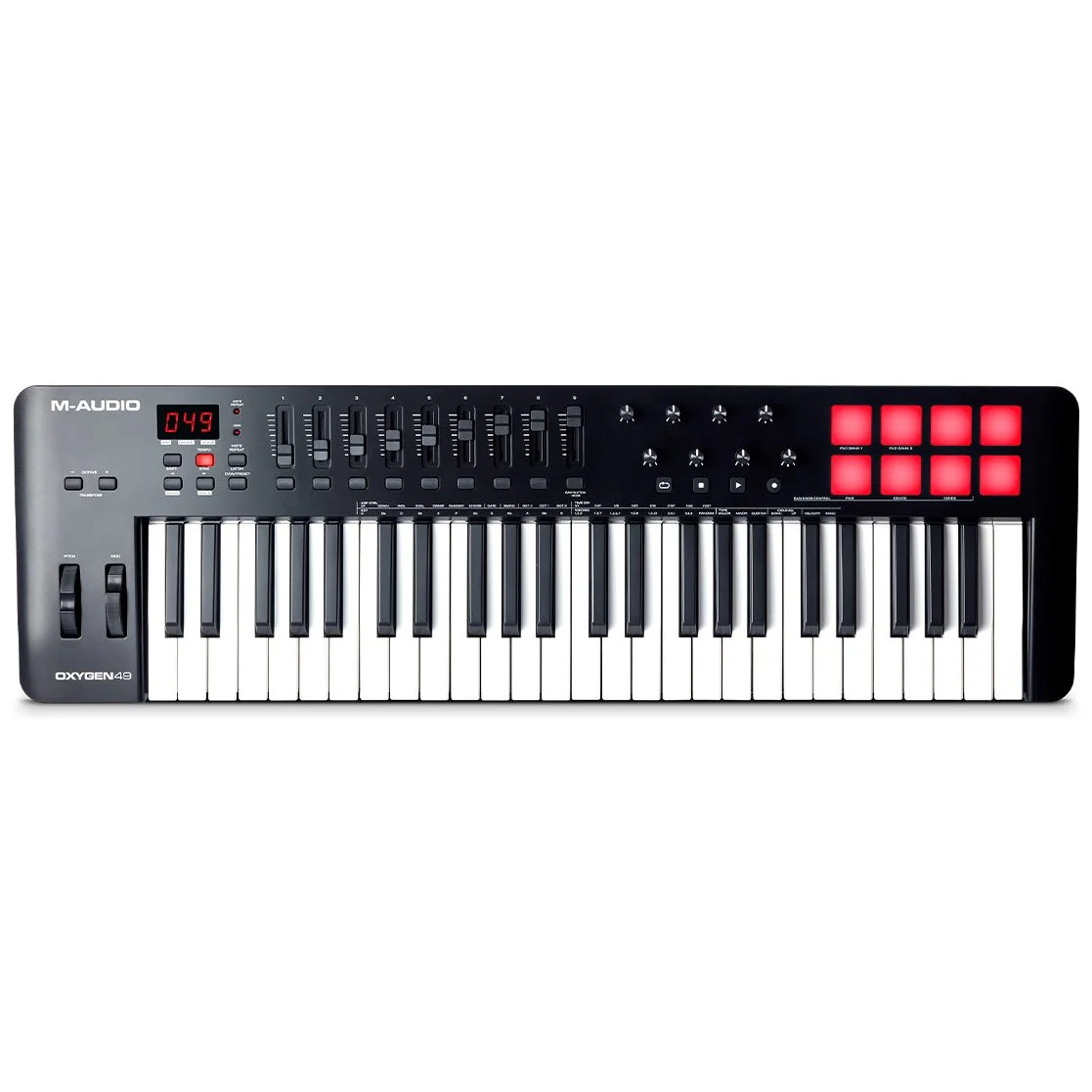 M-Audio - Oxygen 49 (MKV) USB MIDI Controller with Smart Controls and Auto-Mapping