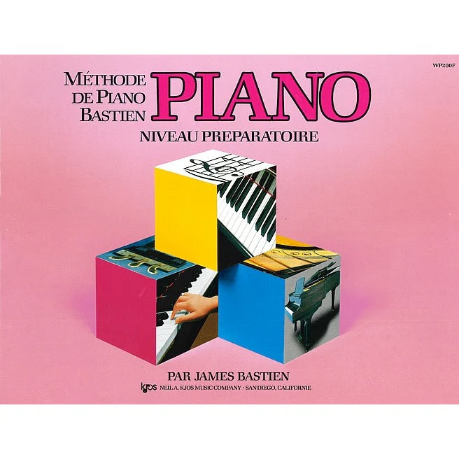 Méthode De Piano Bastien - Niveau Préparatoire