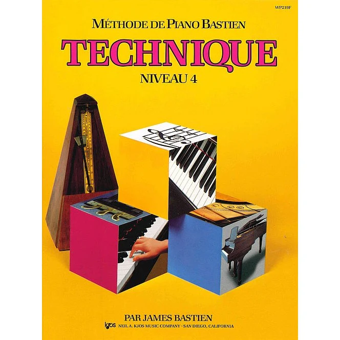 Méthode De Piano Bastien - Technique Niveau 4