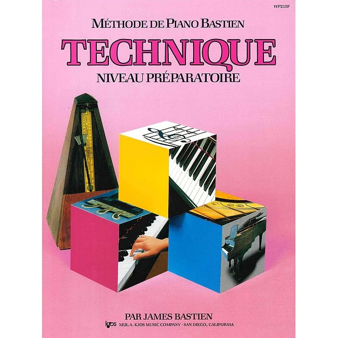 Méthode De Piano Bastien - Technique Niveau Préparatoire