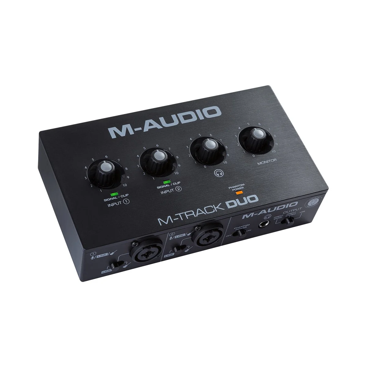 M-Track Duo48- KHz 2-channel USB Audio Interface with 2 Combo Inputs with Crystal Preamps, and Phantom Power - Image 2