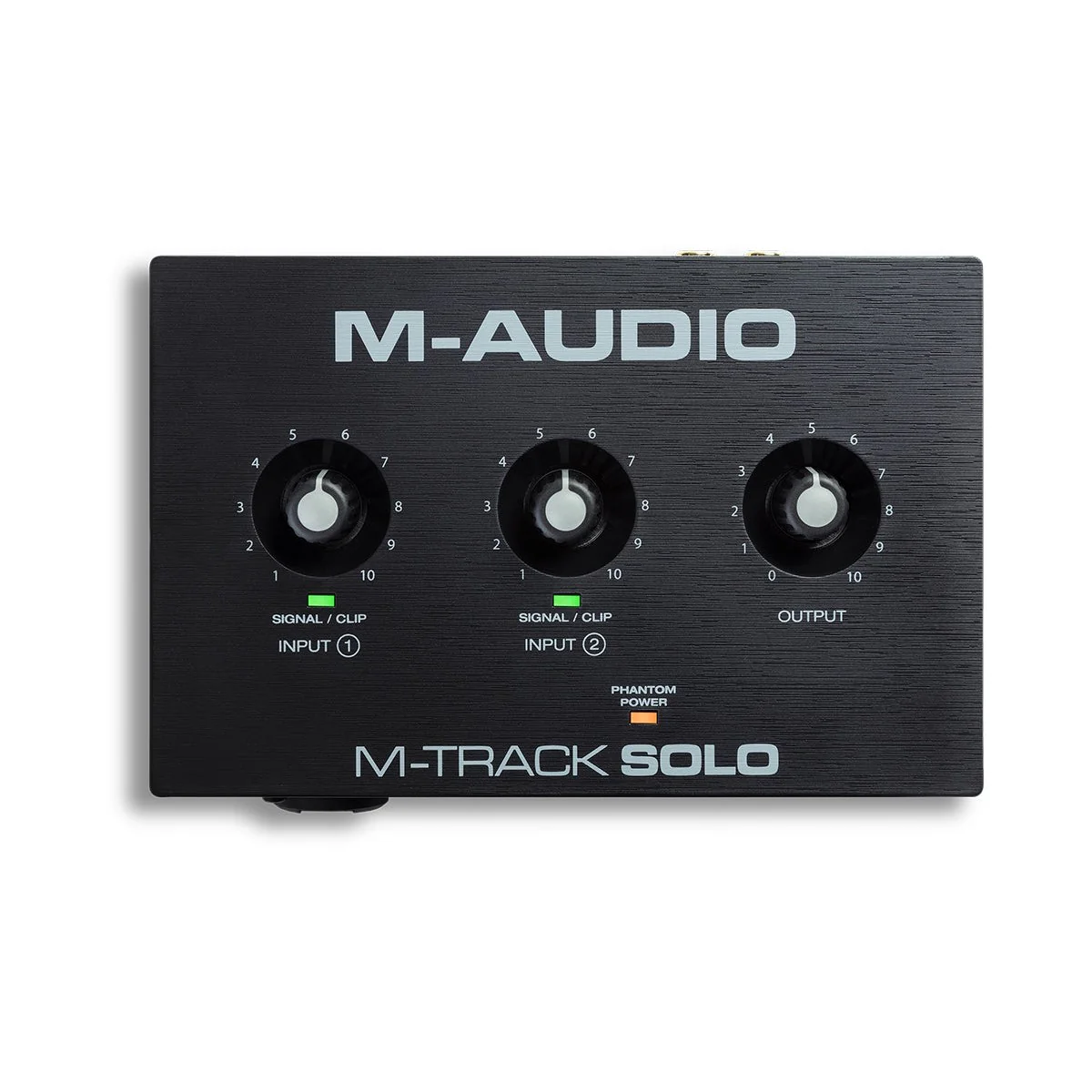 M-Track Solo 48-KHz 2-channel USB Audio Interface with 1 Crystal Preamp Phantom Power and Instrument Input