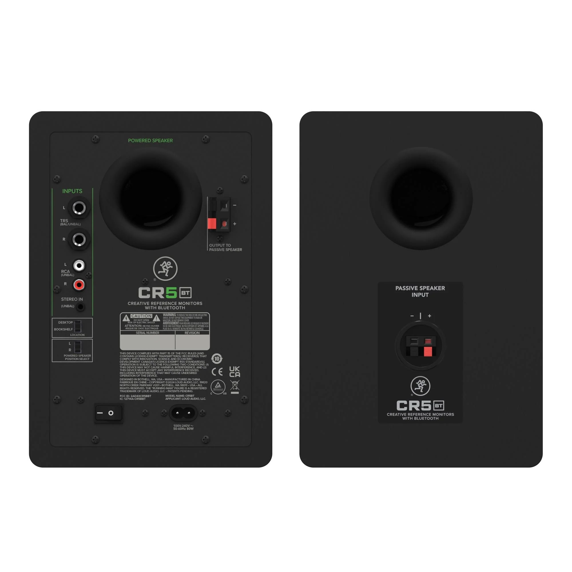 Mackie - CR5BT 5.25" Powered Studio Monitors With Tone Control And Bluetooth® - Image 3