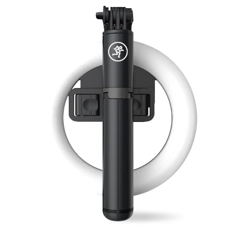 Mackie - mRING-6 – 6” Battery-Powered Ring Light with Convertible Selfie Stick/Stand and Remote - Image 4