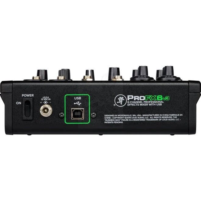 Mackie - PROFX6v3 -6-Channel Professional Effects Mixer with USB - Image 2