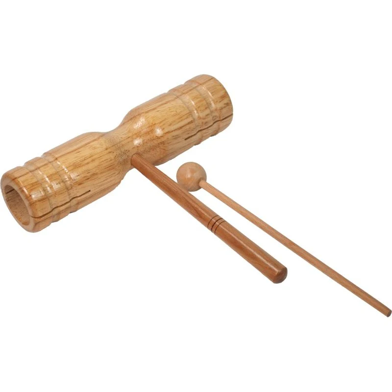 Mano Percussion - Double Tone Block With Beater (Large) - MP-DTBL