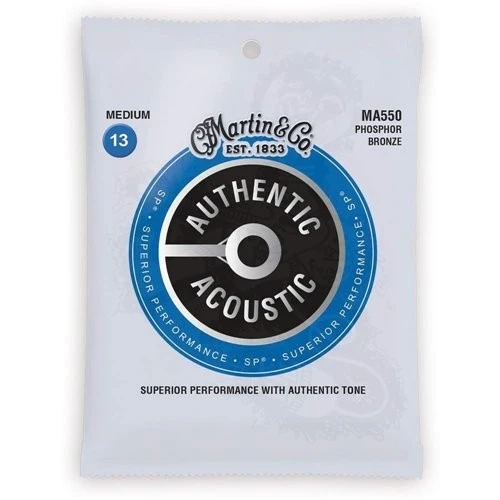 Martin - Authentic Acoustic MA550 Phosphor Bronze Medium 13.56
