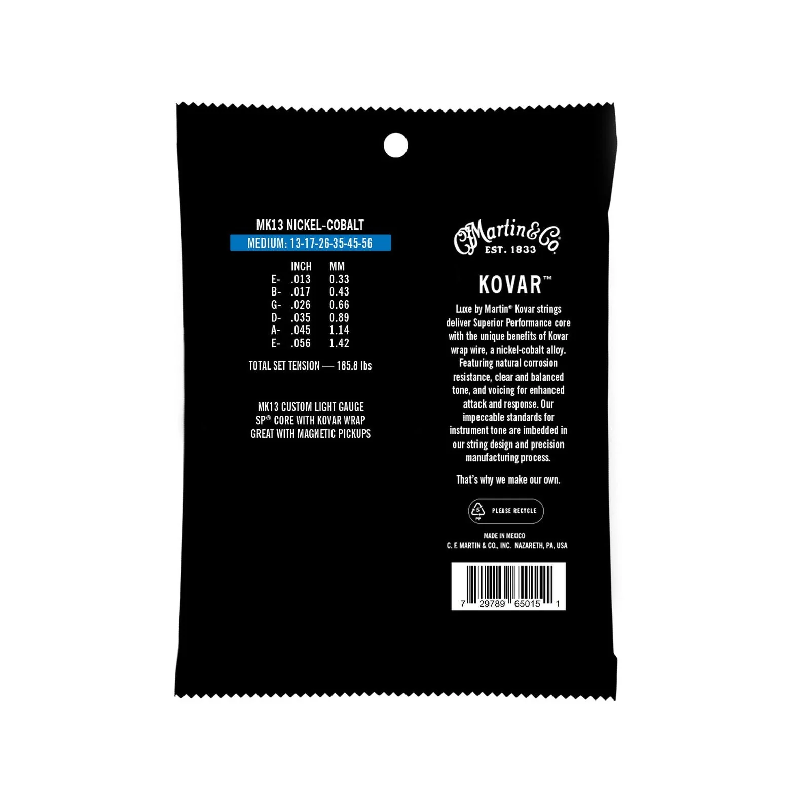 Martin - Luxe By Martin® Kovar™ Strings - Medium  - 41Y23MK13 - Image 2