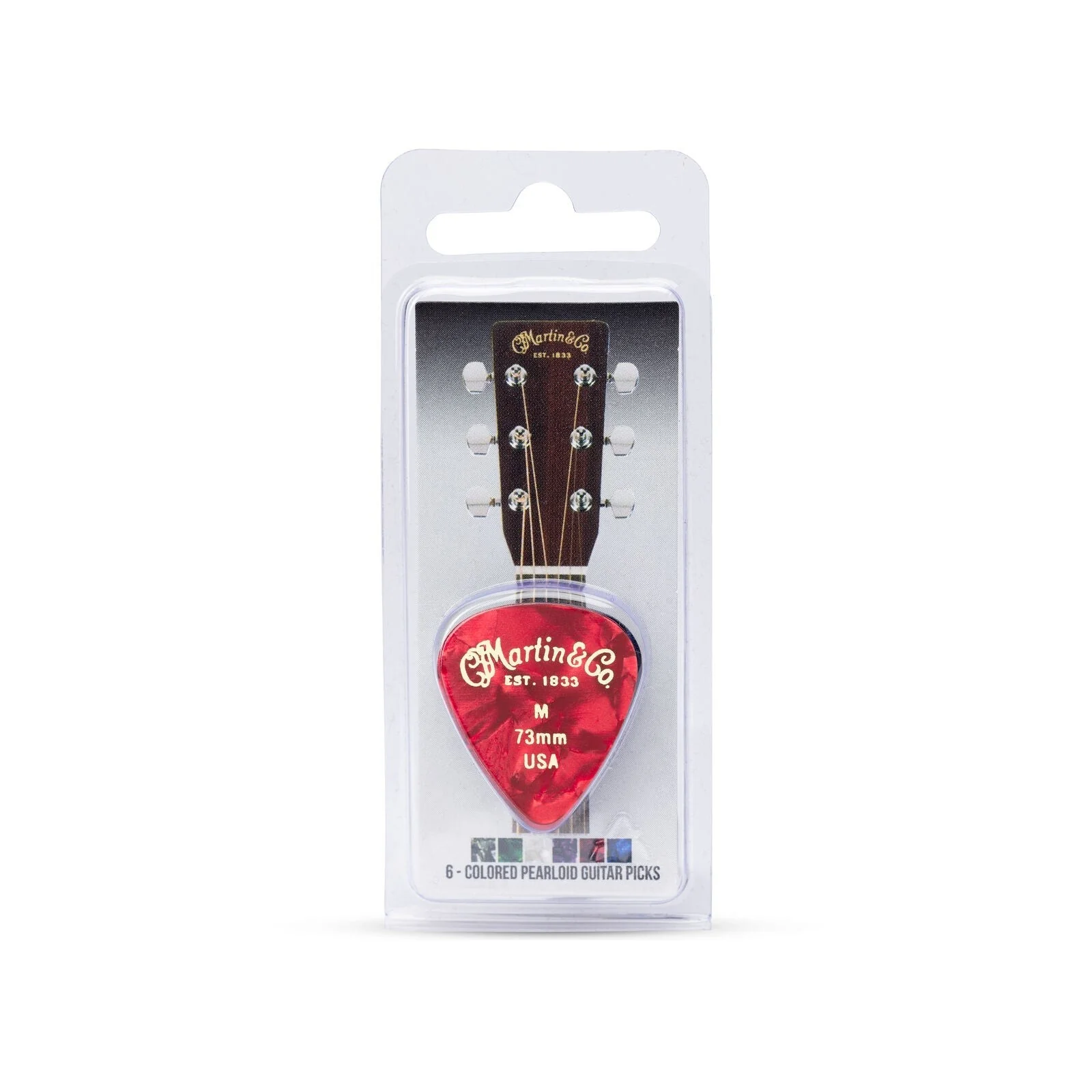 Martin - Multi-Color Pearloid Pick Pack 18A0096