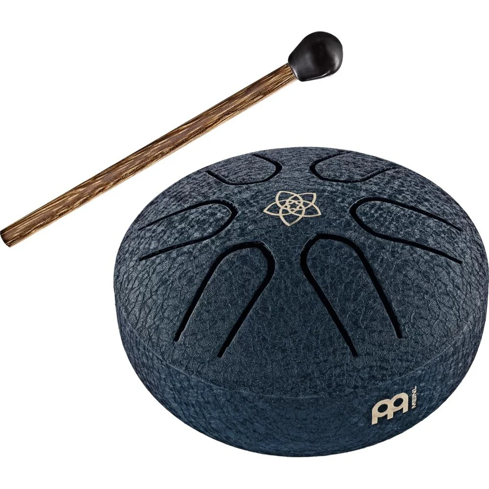 Meinl - 3" Tongue Drum - A Major - Venus Flower - Navy Blue - PSTD2NBVF