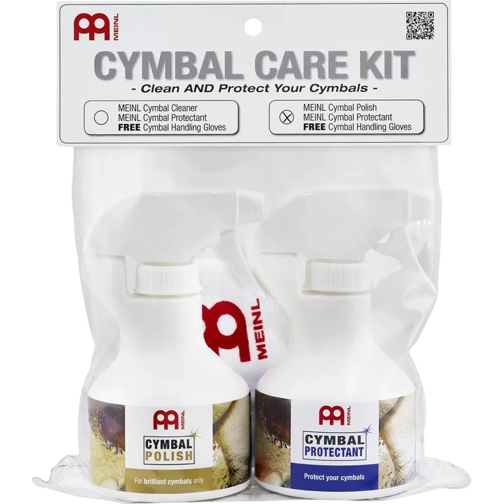 Meinl - Clean & Protect Cymbal Care Kit Including Cymbal Polish MCCK-MCP