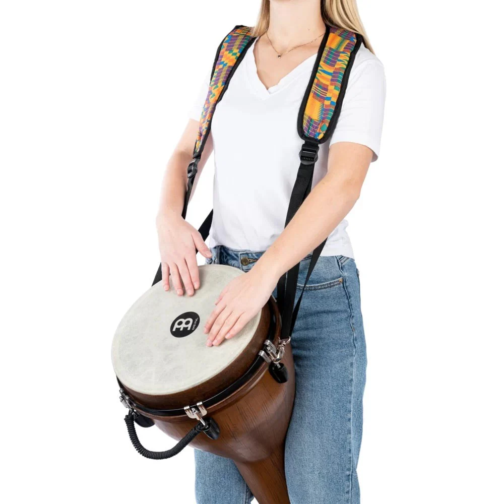 Meinl - Designer Djembe Strap - Kenyan Quilt - Kenyan Quilt - MDJS1KQ - Image 2