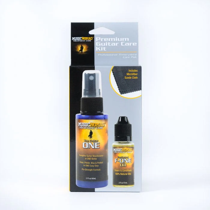 MusicNomad - Premium Guitar Care Kit - 3 pc - MN140