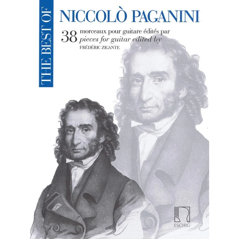Niccolo Paganini - The Best of Niccolo Paganini: 38 Pieces for Guitar