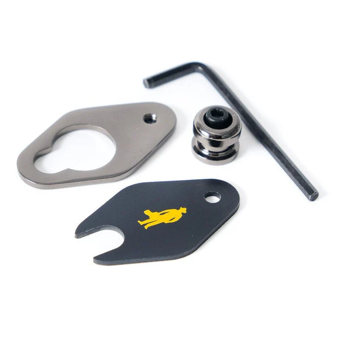 MusicNomad - Acousti-Lok Strap Lock Adapter for Taylor® Guitars with a 9-Volt Expression System® Battery Box  - MN272 - Image 2