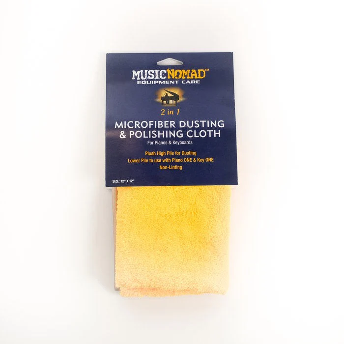 MusicNomad - Microfiber Dusting & Polishing Cloth - Pianos & Keyboards  - MN230 - Image 2