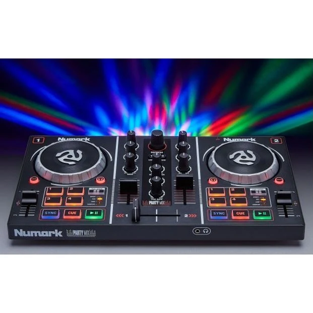 Numark - Party Mix Live DJ Controller with Built-In Light Show and Speakers - Image 3