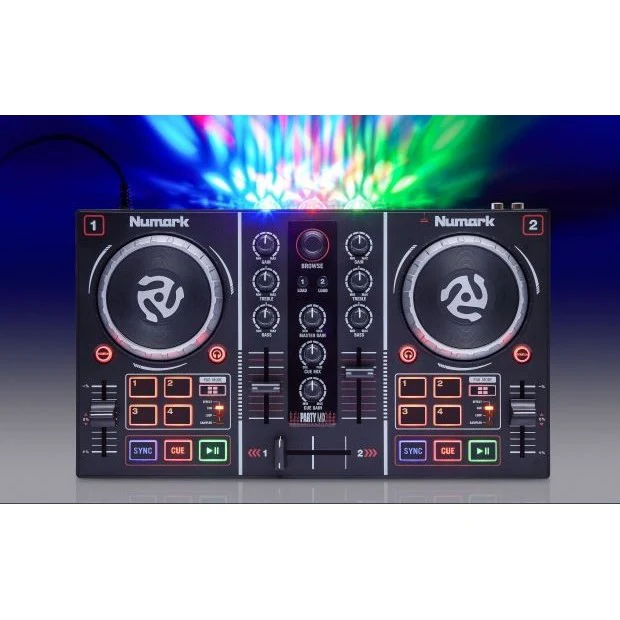 Numark - Party Mix Live DJ Controller with Built-In Light Show and Speakers - Image 4