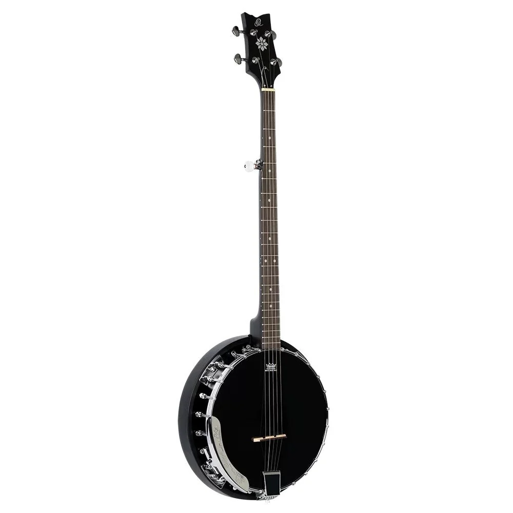 Ortega - 5-String Banjo Mahogany - Black - OBJ250-SBK