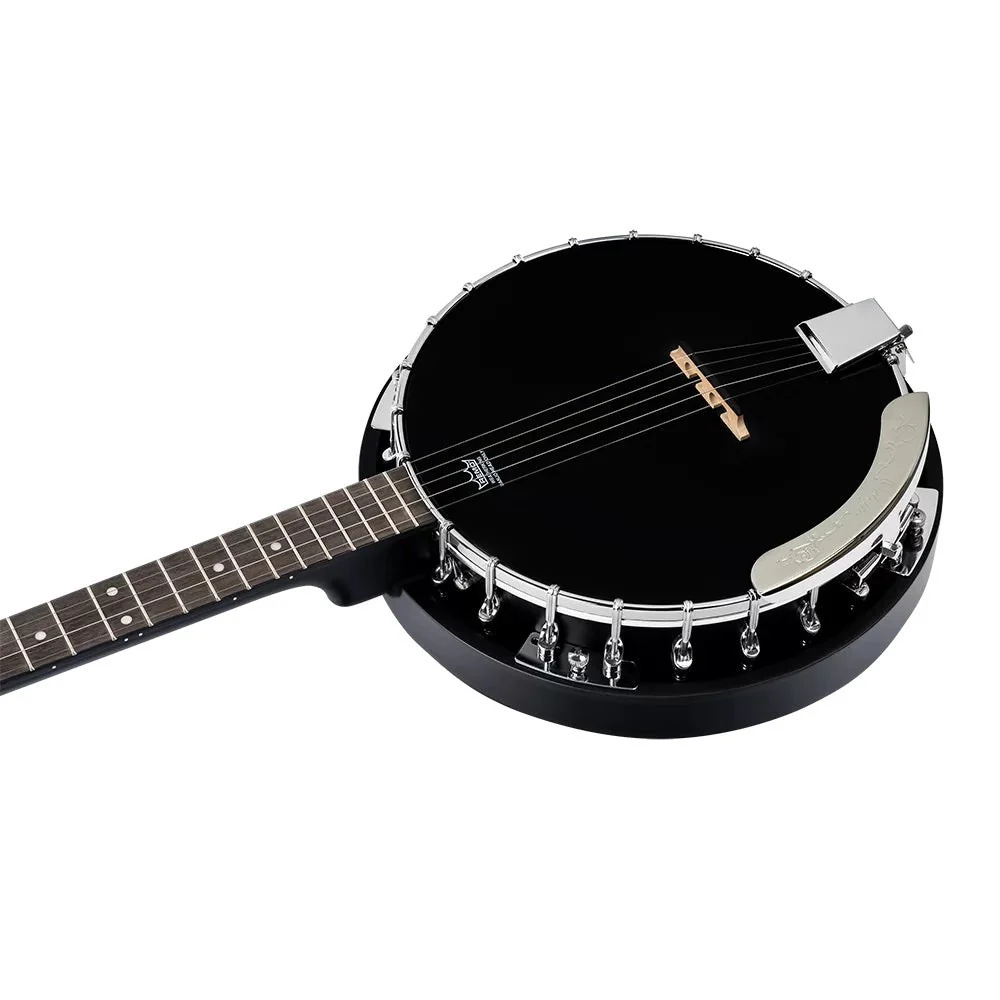 Ortega - 5-String Banjo Mahogany - Black - OBJ250-SBK - Image 3